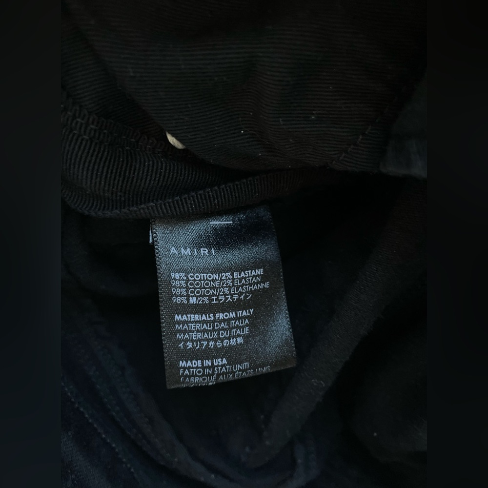 Amiri Women's Black Glitter Thrasher Jeans | Closet Label #120.) - Picture 16 of 16